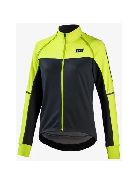 Kurtka GOREWEAR Phantom GORE-TEX INFINIUM™ odpinane rękawy neonowy żółty XS czarny