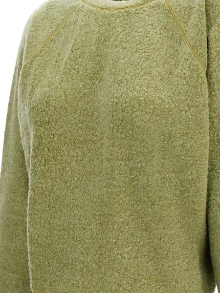 Pulover Epl cu decolteu rotund verde