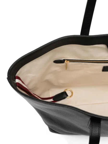 Geanta de piele Bally din piele negru