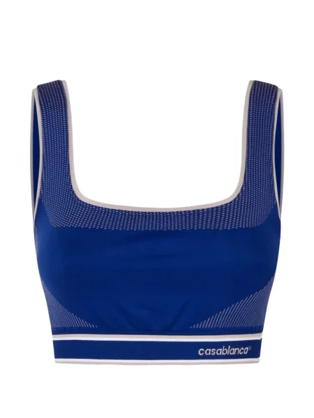 Sutien sport Casablanca cu imagine albastru