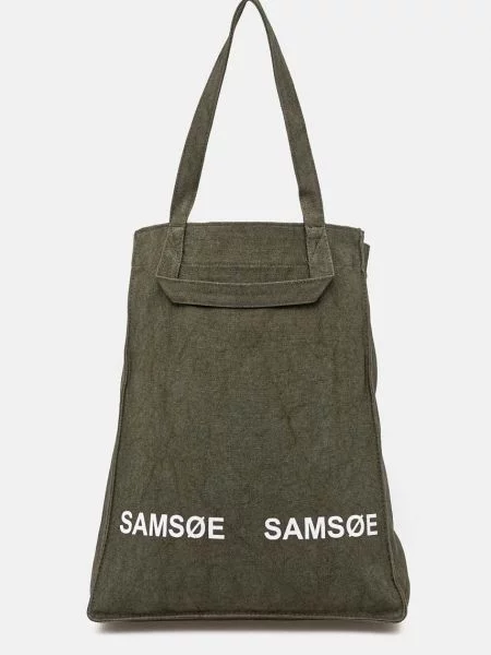 Samsoe Samsoe torebka SALUCCA zielony