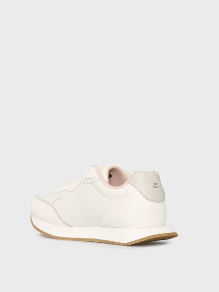 Шкіряні кросівки Tommy Hilfiger бежеві