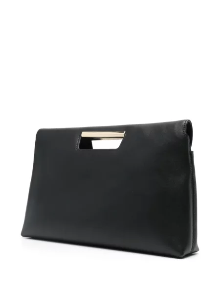 Geantă plic Furla din piele negru