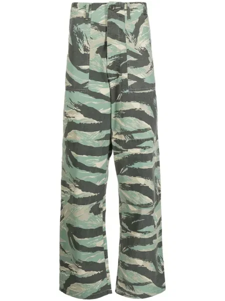 Pantaloni Maharishi cu imagine cu model camuflaj verde