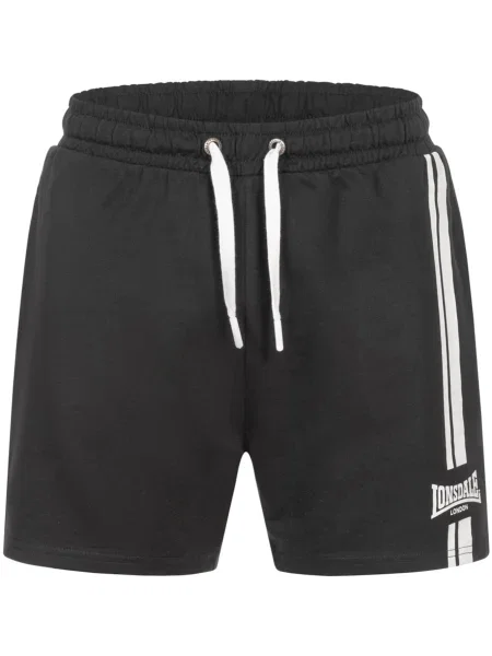 LONSDALE Hlače Ardcharnich črna bela