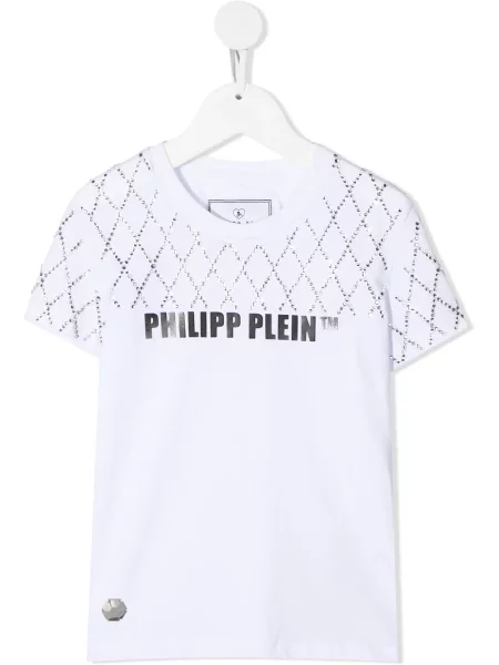 Koszulka dziecięca Philipp Plein biała