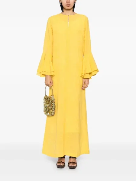 Rochie Bambah galben