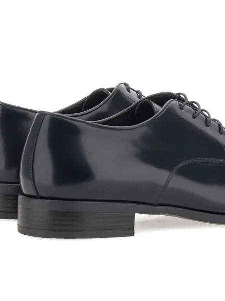 Pantofi derby Duca Heritage din piele negru