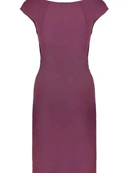 Sukienka Patrizia Pepe klasyczna fioletowa