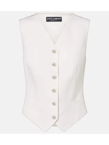 Volneni telovnik Dolce&gabbana bela