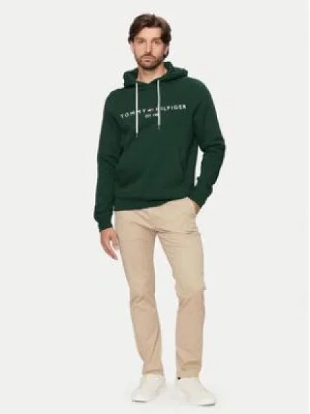 Tommy Hilfiger Mikina Logo zelená