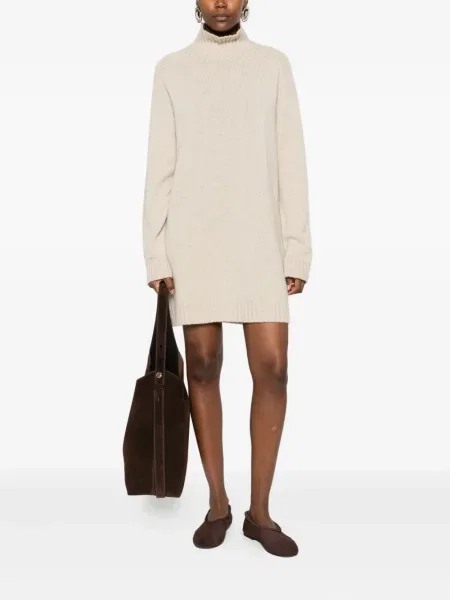 Rochie mini Eric Bompard din cașmir de costum