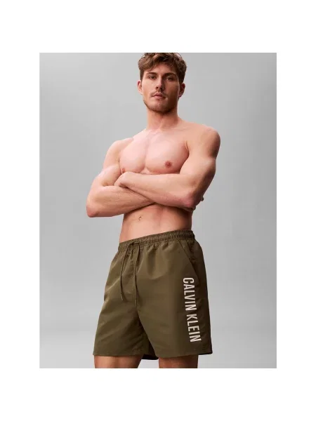 Gaćice Calvin Klein Jeans s vezicama zelena