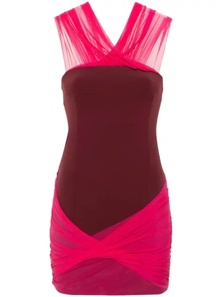 Mała mały sukienka mini Patrizia Pepe garniturowa różowa