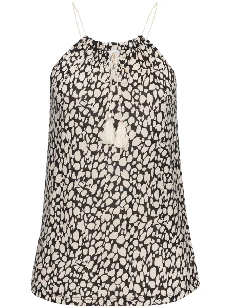 LASCANA Top negru alb