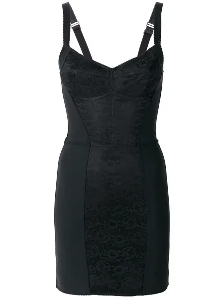 Rochie Dolce & Gabbana cu model floral de costum negru