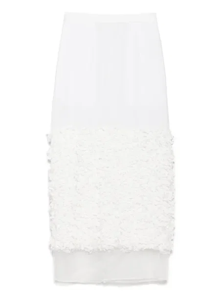 Spódnica Enfold w kształcie litery A biała