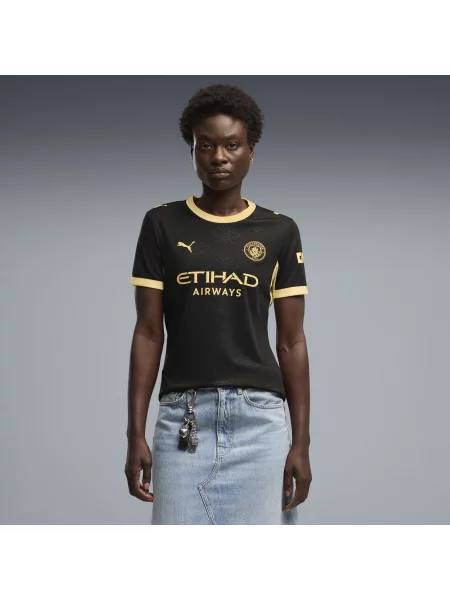 PUMA koszulka wyjazdowa Manchester City Akcesoria S czarny