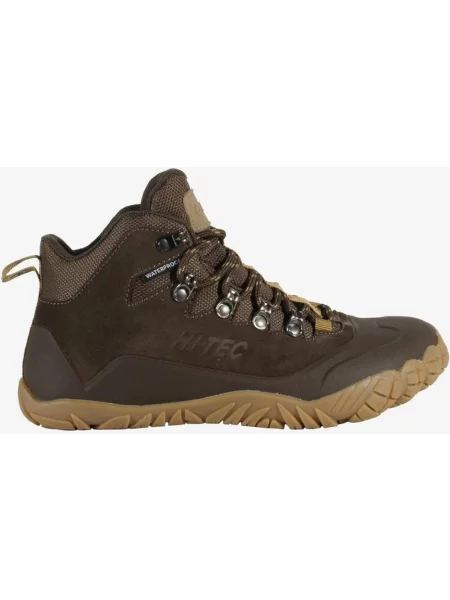 Buty trekkingowe Hi-Tec Figaro Lux Mid Waterproof brązowy czekoladowy beżowy 37 czarne
