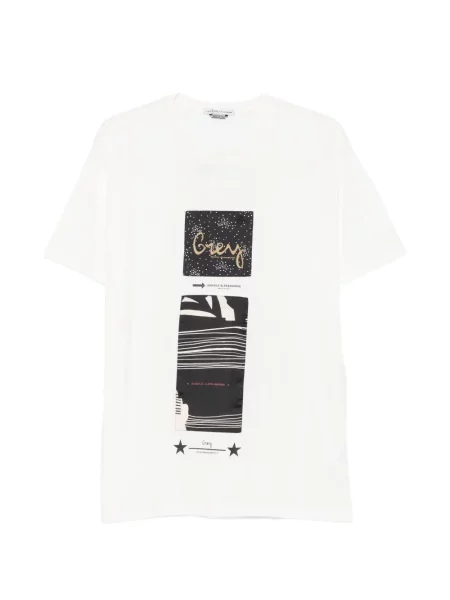 Tricou Daniele Alessandrini cu imagine alb