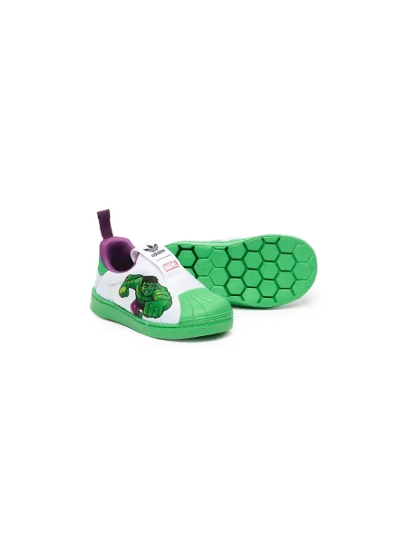 Sneakersy dziecięce Adidas Superstar zielone