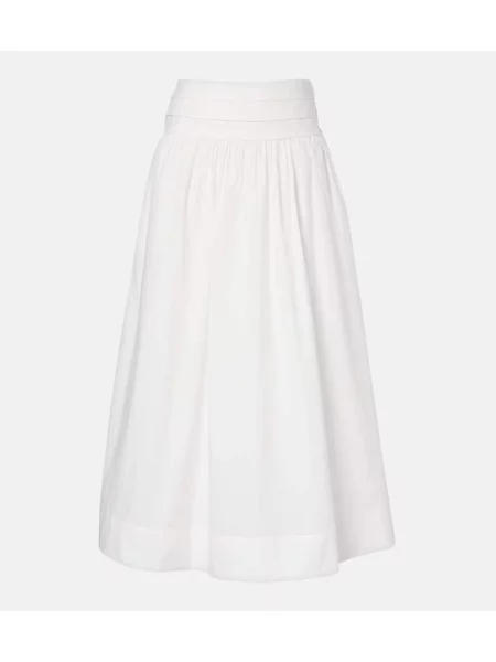 Spódnica midi Posse do kolan biała