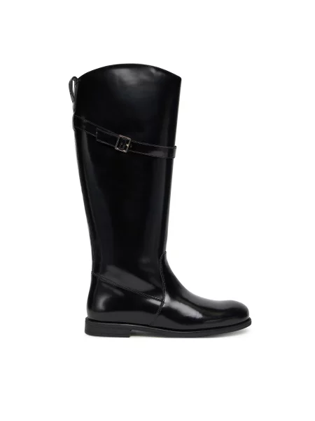 Чоботи BOSS Lycia чорний