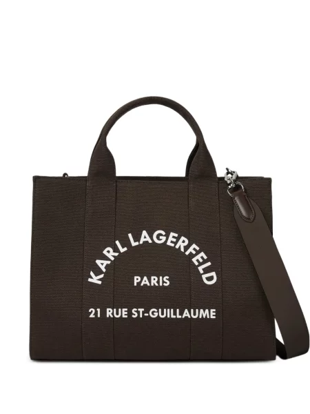 Geantă shopper Karl Lagerfeld maro