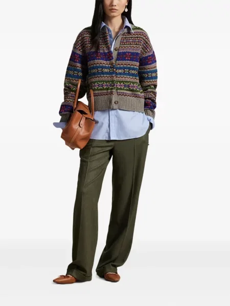 Căciulă Polo Ralph Lauren cu broderie tricotate de costum albastru