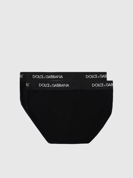 Дитячий набір чорних трусів Dolce&gabbana чорний