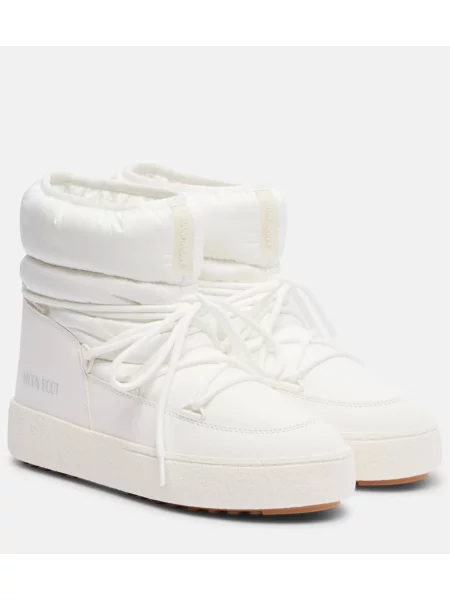 Botine Moon Boot alb