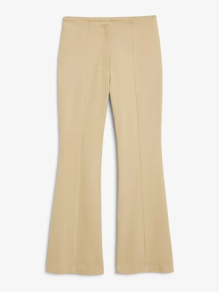 Штани повсякденні Monki бежевий