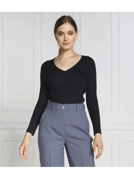 Emporio Armani De mătase pulover cu adaos de cașmir