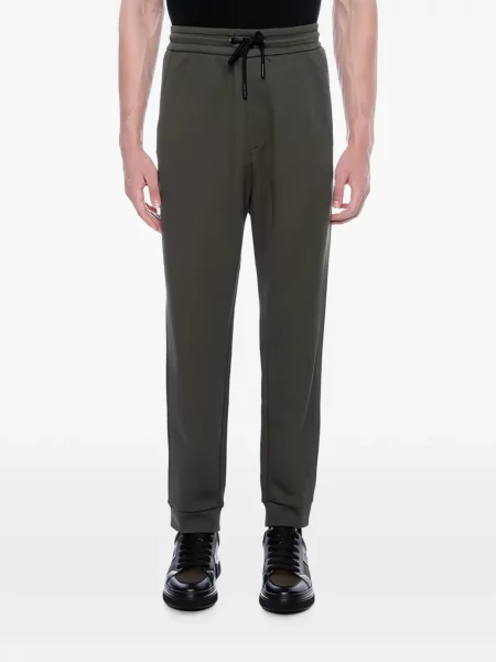 Pantaloni Giorgio Armani alergare cu autograf cu cordon verde
