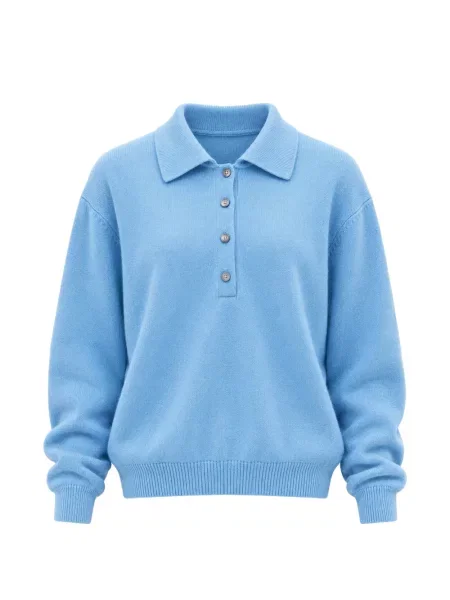 Klasické s límcem dlouho polotričko Low Classic modré