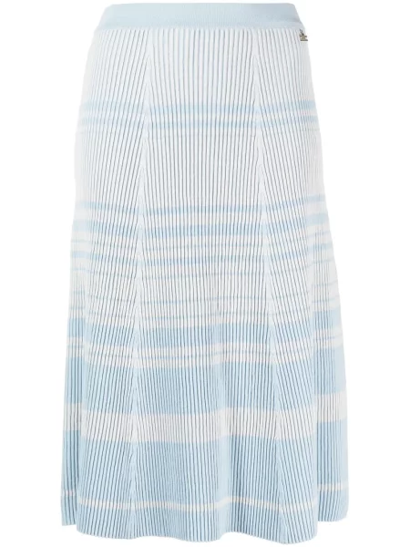 Fustă midi Elisabetta Franchi albastru