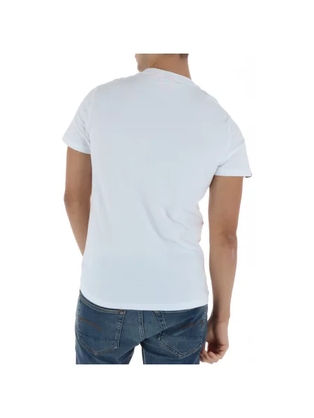 Tricou Superdry cu mânecă scurtă alb