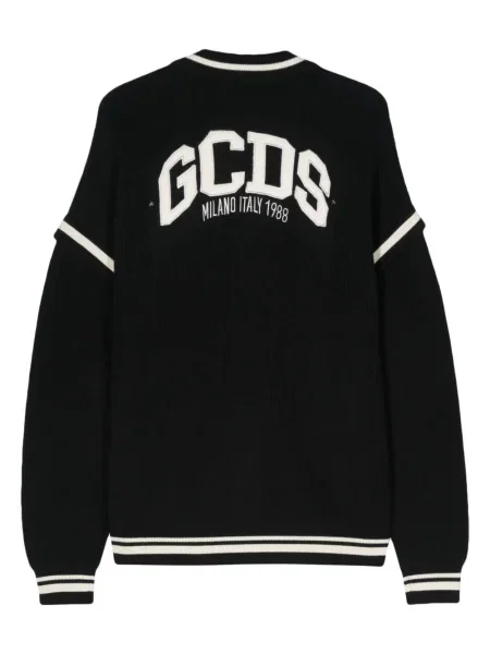 Cardigan Gcds cu broderie negru