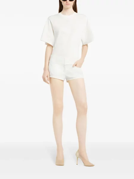 Tricou Courreges alb