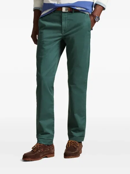 Dlouhá pruhovaná s límcem kšiltovka Polo Ralph Lauren modrá