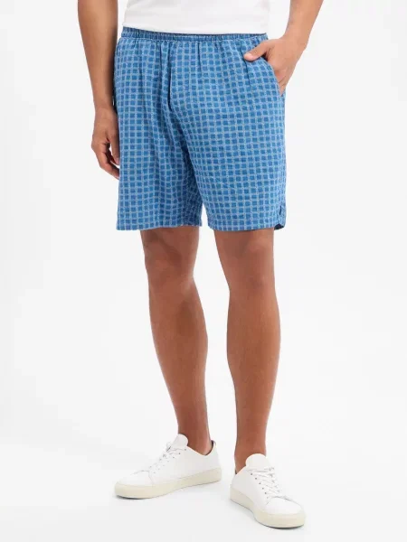 Levi's Szorty Mężczyźni w kratkę S niebieski