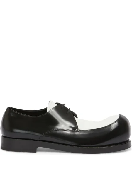 Pantofi loafer Marni cu șireturi din dantelă negru