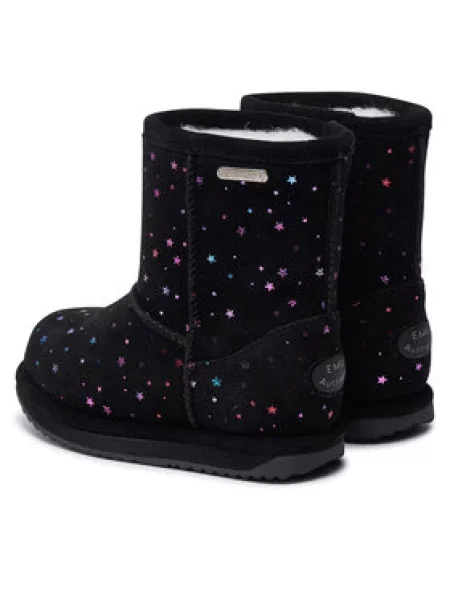Škornji za sneg EMU Australia Sparkle Brumby črna