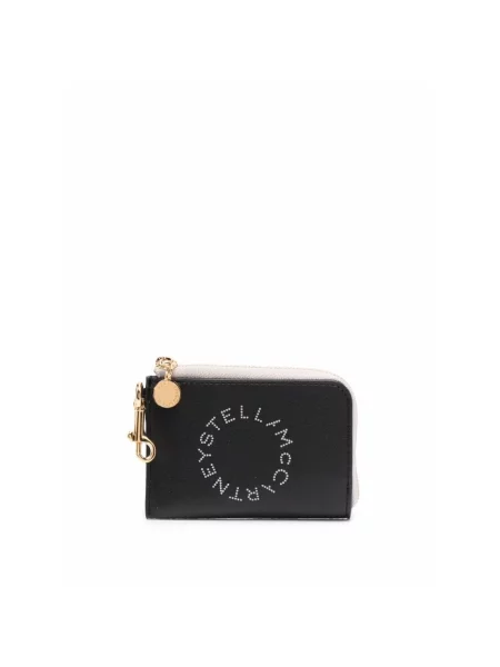 Portfel Stella Mccartney z logo czarny