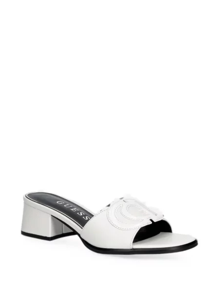 Sandale Guess cu autograf alb