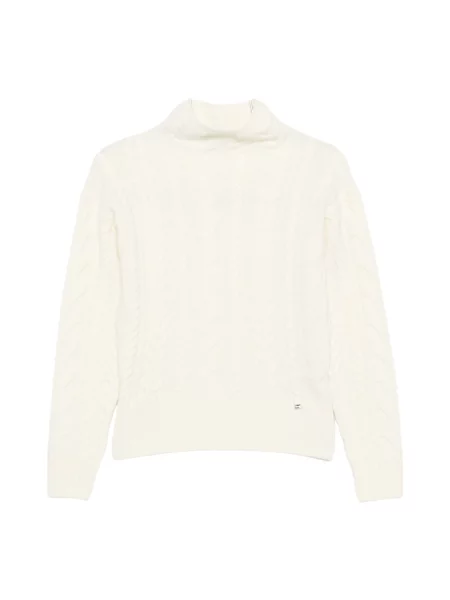 Sweter z golfem Herno biały