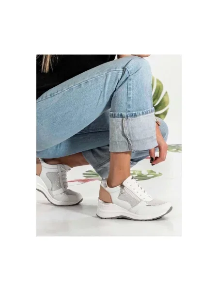 Pantofi Exé Shoes alb