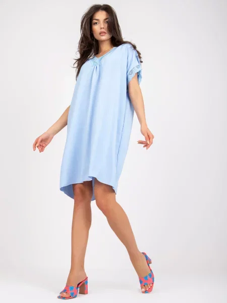 Rochie Fashionhunters din dantelă de costum albastru