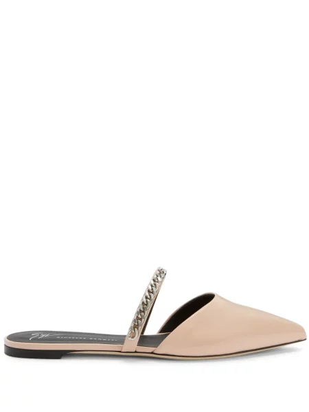 Papuci tip mules Giuseppe Zanotti din piele
