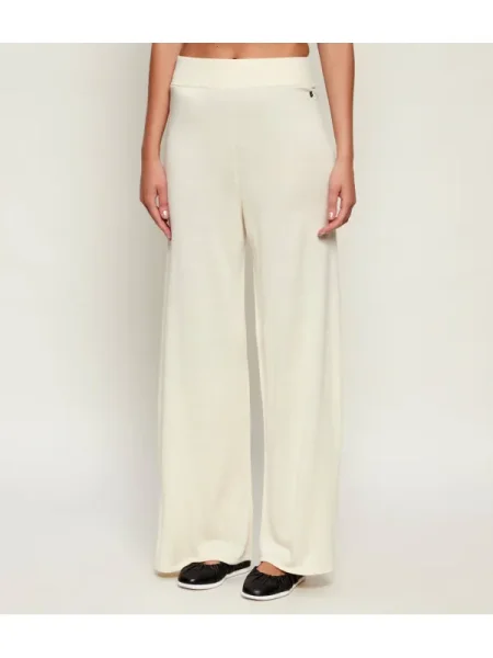 Pantaloni Din Mătase Pentru Femei Bogner Paula alb